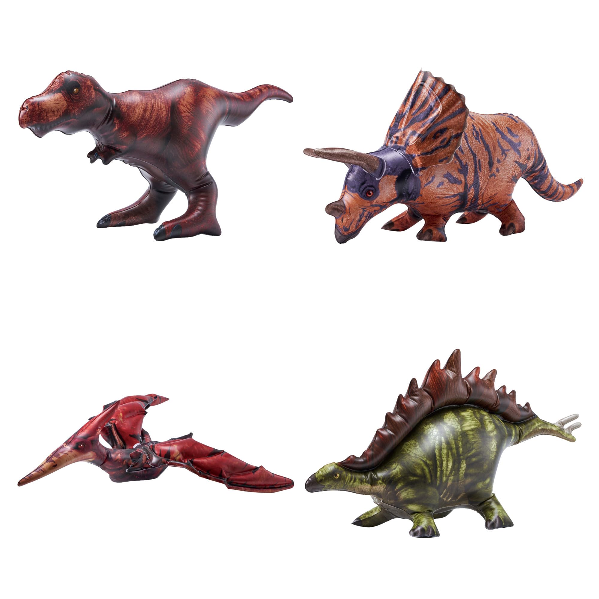 恐竜 フィギュア ティラノサウルス プテラノドン トリケラトプス スピノサウルス 大きくて安い!新しい恐竜フィギュア 【プレイポップ】 ソフト